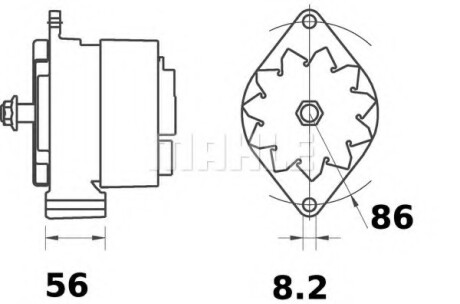 Генератор MAHLE / KNECHT MG 313