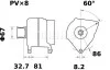 Генератор MAHLE / KNECHT MG 404 (фото 1)