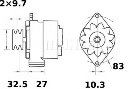 Генератор MAHLE / KNECHT MG 530