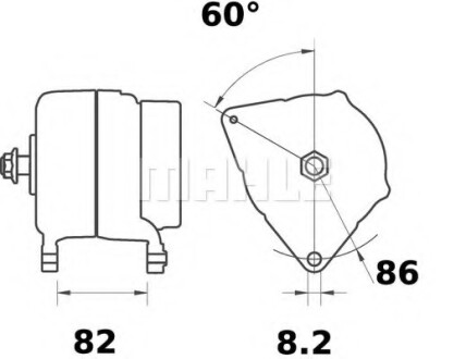 Генератор MAHLE / KNECHT MG 562