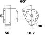Генератор MAHLE / KNECHT MG 563 (фото 1)