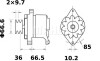 Генератор MAHLE / KNECHT MG 580 (фото 1)