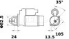 Стартер MAHLE / KNECHT MS 354