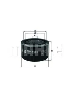 Масляный фильтр MAHLE / KNECHT OC 24 (фото 1)