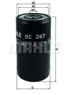 Фильтр масляний MAHLE / KNECHT OC267