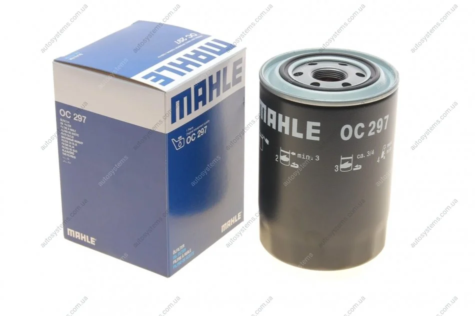 Фильтр масляний MAHLE / KNECHT OC297 (фото 1)