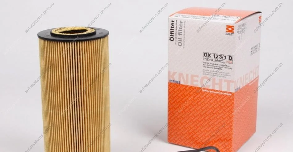 Фильтр масляний MAHLE / KNECHT OX123/1D (фото 1)