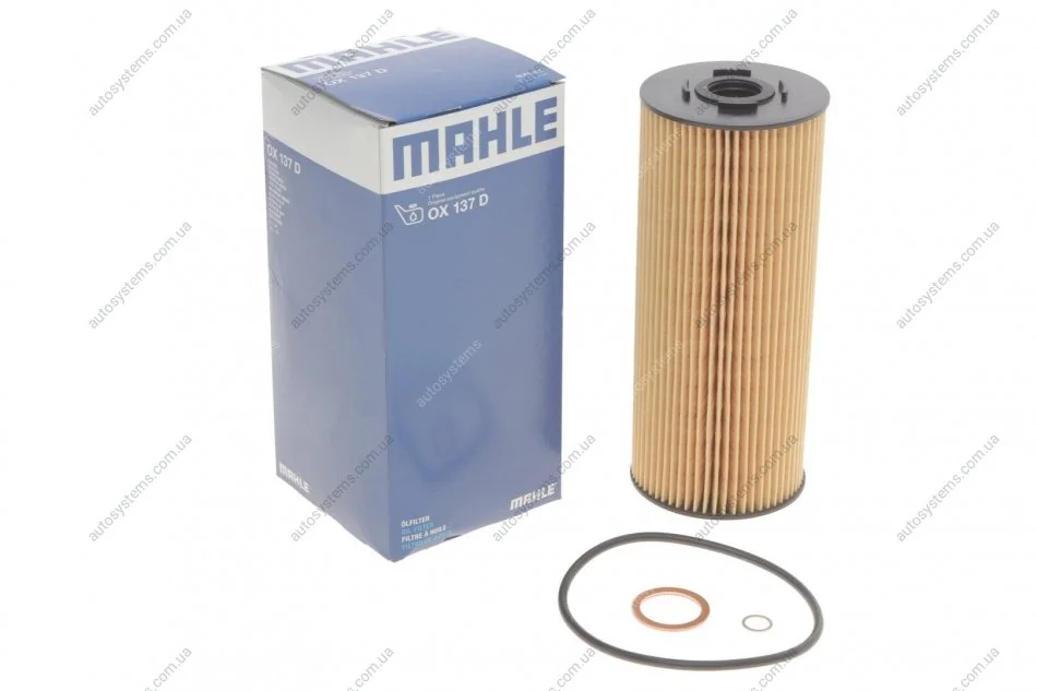 Фильтр масляный MAHLE / KNECHT OX137D (фото 1)