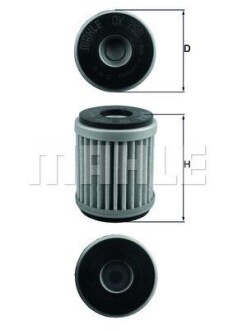 Масляный фильтр MAHLE / KNECHT OX 799