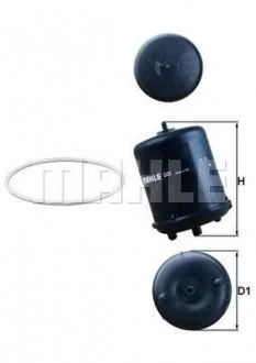Фильтр масляний MAHLE / KNECHT OZ9D