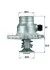Термостат BMW 5 (E39)/7 (E38) 96-04 (105°C) M62 B35/M62 B44 MAHLE / KNECHT TM 11 105 (фото 2)