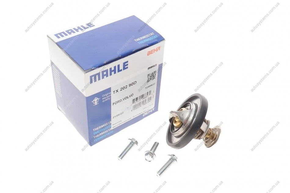 Термостат Ford Focus II/Mondeo IV/Volvo XC70 II/V70 III/ S80 II 2.5/V50/C70 II 2.4/2.5 MAHLE / KNECHT TX 202 90D (фото 1)