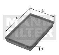 Фільтр повітряний BMW 2 (F23/F22/F87)/3 (F30/F80/F34/F31) 3.0i (N55) 12- MANN C 27 051 (фото 1)