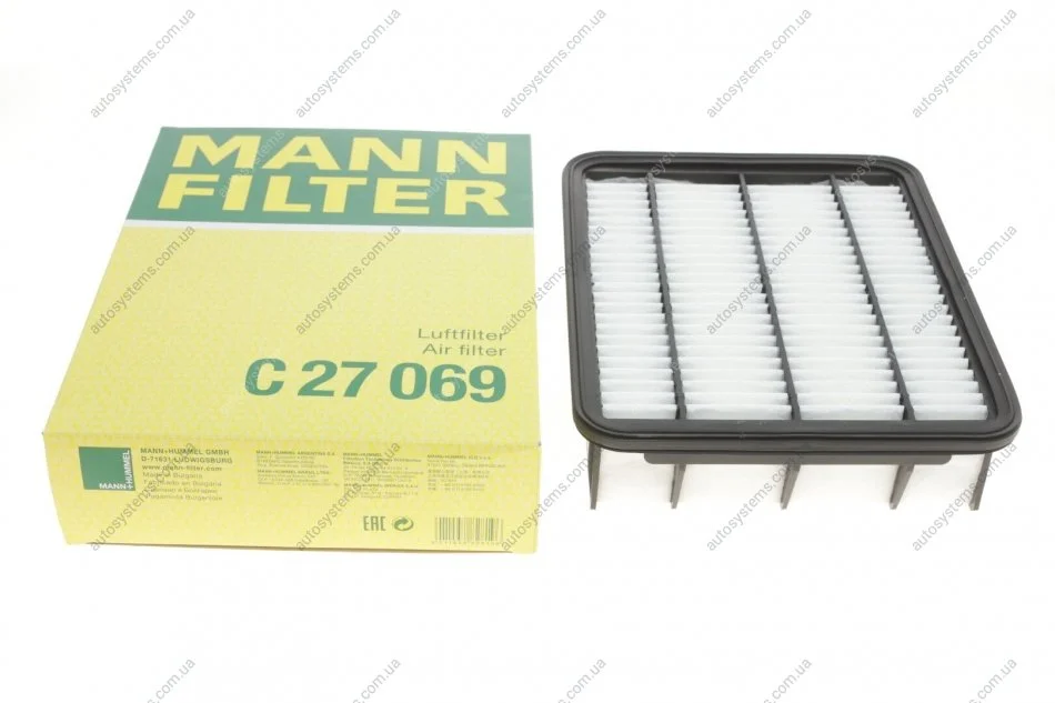 Фільтр повітряний Toyota Land Cruiser 2.8D-4D 15- MANN C 27 069 (фото 1)