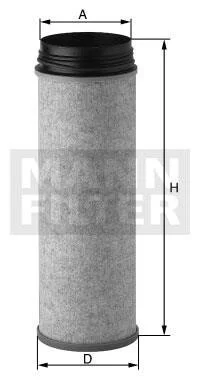 Воздушный фильтр MANN CF 1430 (фото 1)