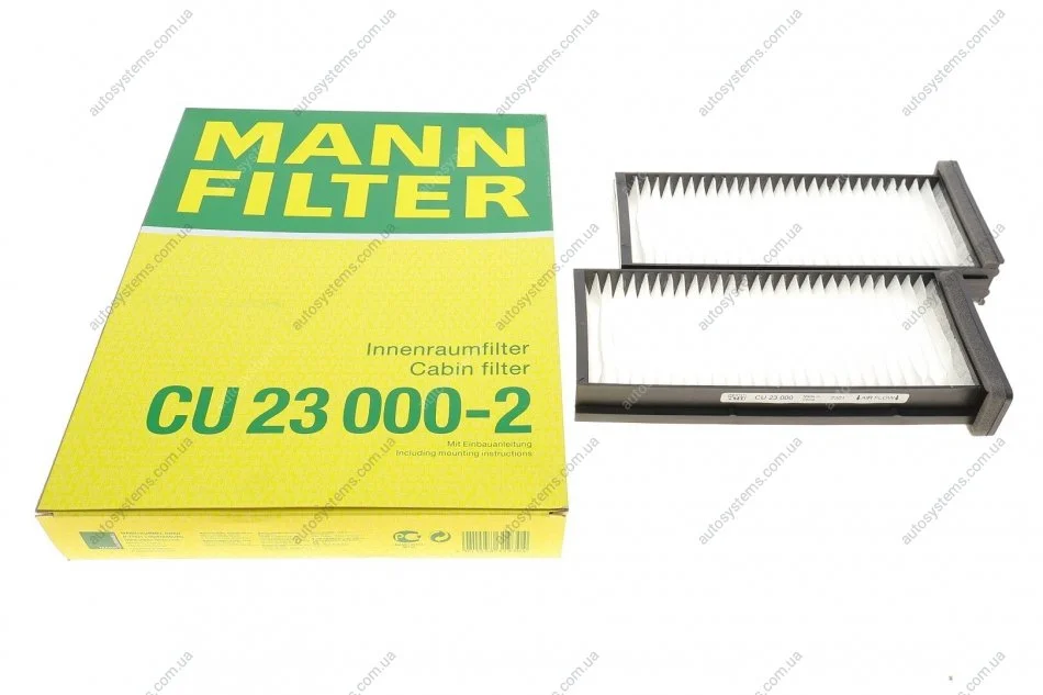Фильтр салона MANN CU 23 000-2 (фото 1)