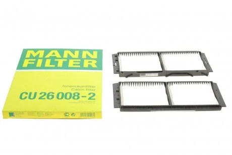 Фильтр салона MANN CU 26 008-2