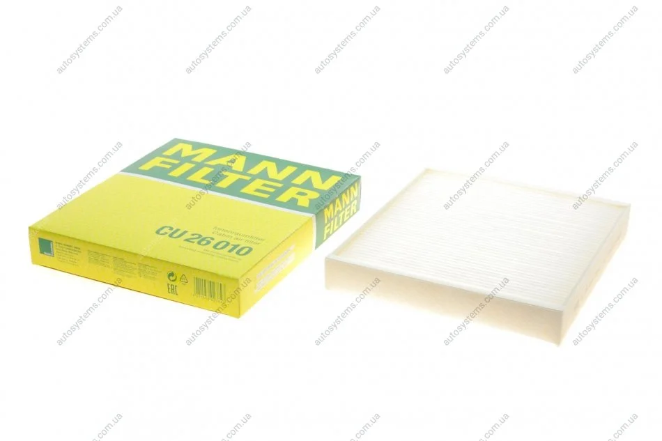 Фильтр салона MANN CU 26 010 (фото 1)