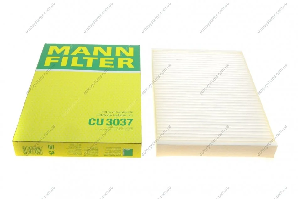 Фильтр салона MANN CU 3037 (фото 1)
