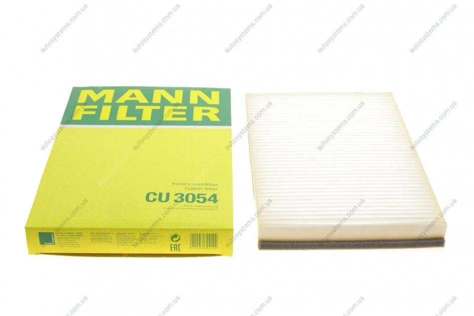 Фільтр салону MANN CU 3054 (фото 1)