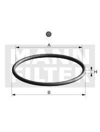 Кольцо уплотнительное крышки фильтра масляного MANN DI 007-00