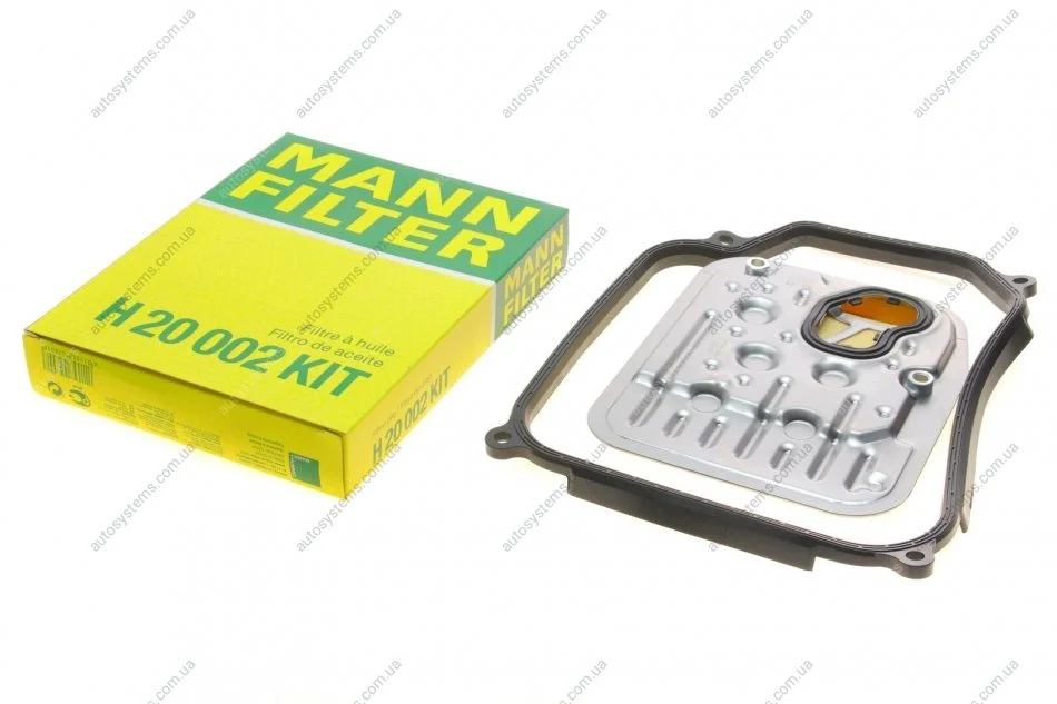 Фільтр АКПП VW Golf III/ Passat 1.9TDI -97 (з прокладкою) MANN H 20 002 KIT (фото 1)