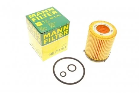 Фильтр масляний MANN HU 711/6 Z