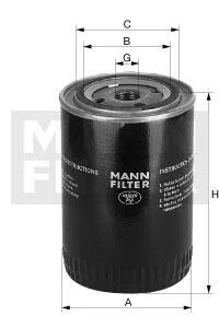 Масляный фильтр MANN W 11 102/15