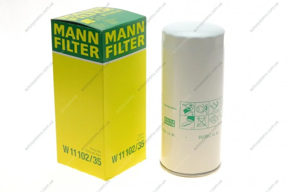 Фильтр масла MANN W 11102/35 (фото 1)
