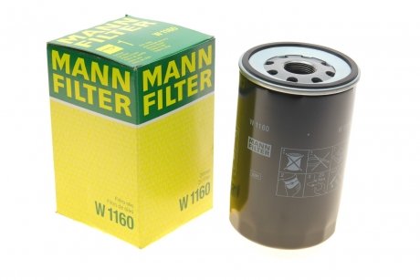 Фильтр масляный MANN W 1160 (фото 1)