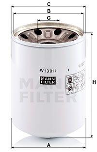 Фильтр гидравлический MANN W 13 011 X