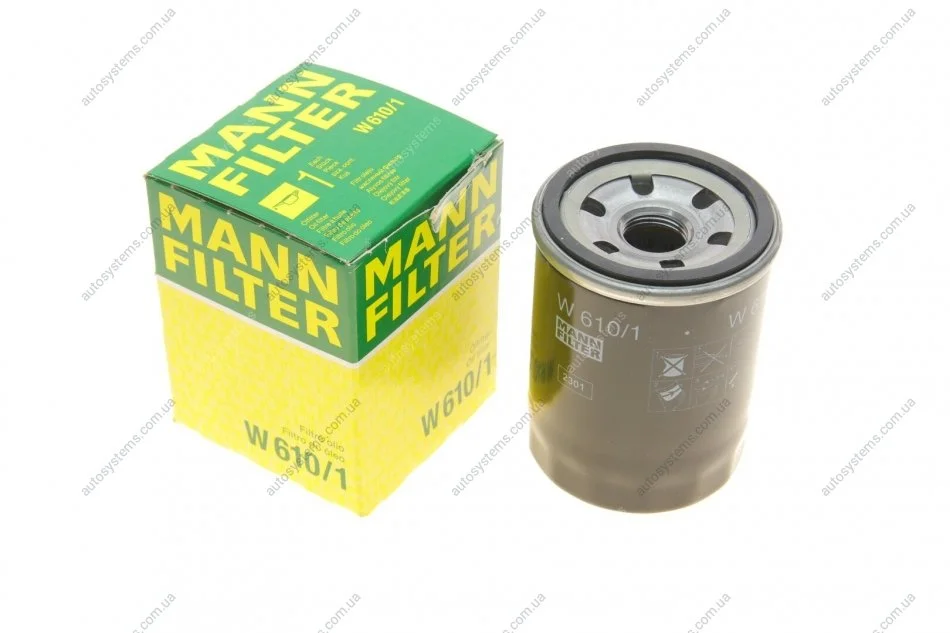 Фильтр масляний MANN W 610/1 (фото 1)