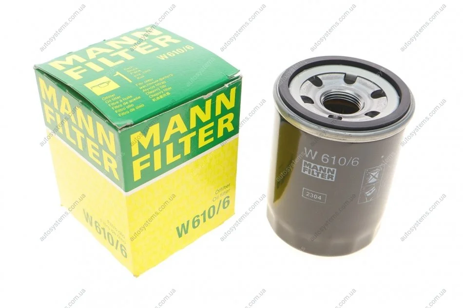 Фильтр масляний MANN W 610/6 (фото 1)