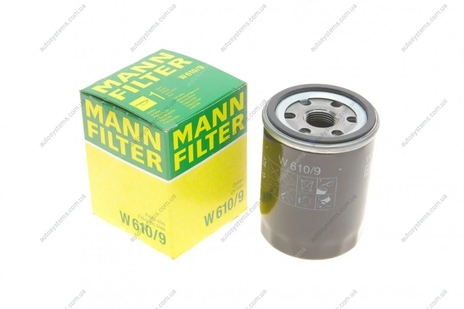 Фильтр масляний MANN W 610/9 (фото 1)