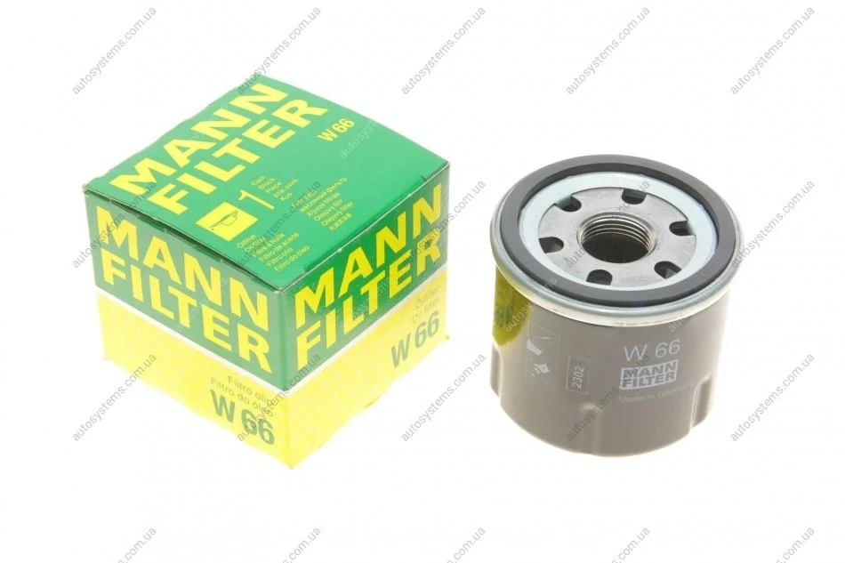Фильтр масляний MANN W 66 (фото 1)