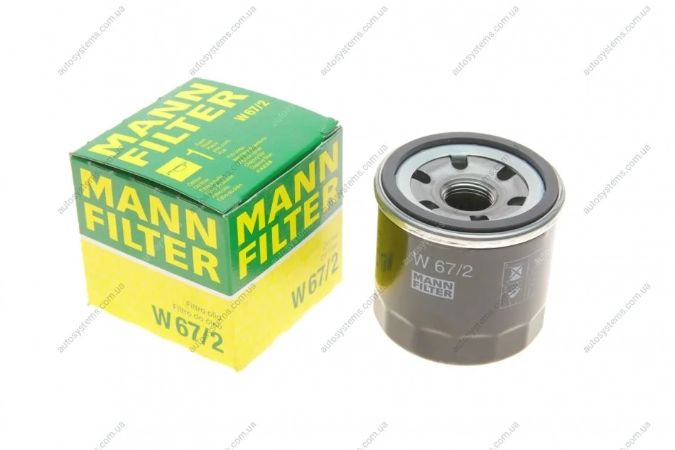 Фильтр масляний MANN W 67/2 (фото 1)
