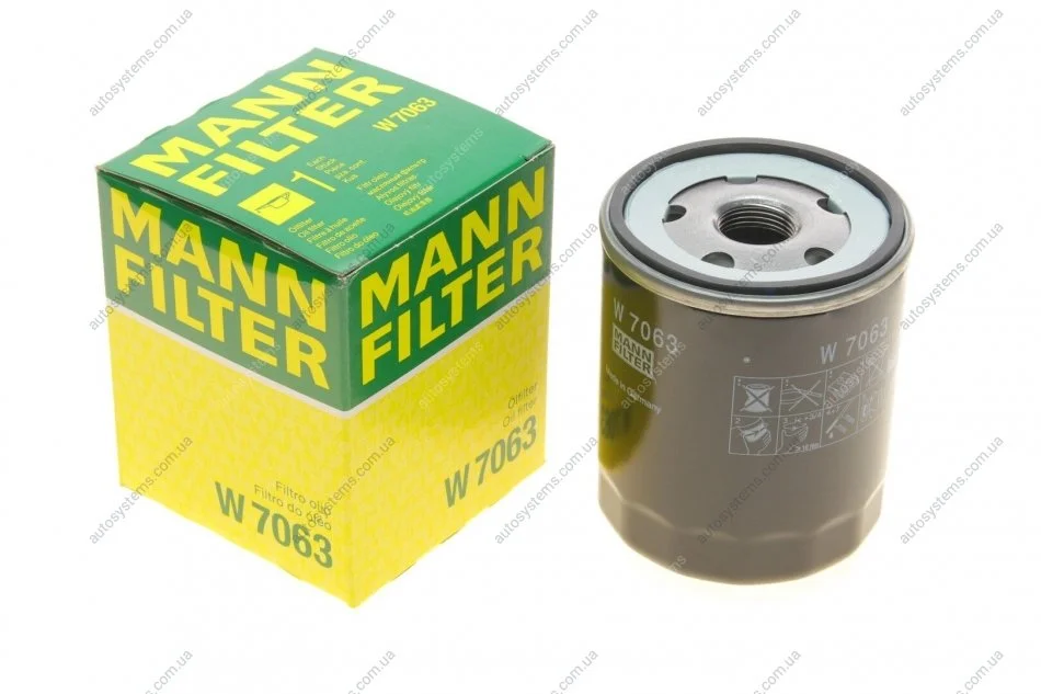 Фильтр масляный MANN W 7063 (фото 1)
