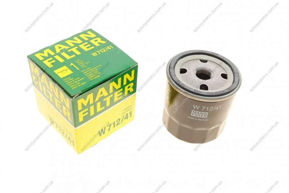 Фильтр масляный MANN W 712/41 (фото 1)