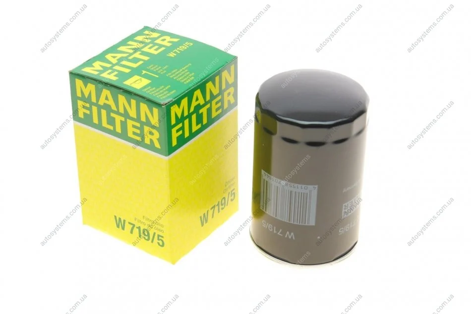 Фильтр масляний MANN W 719/5 (фото 1)