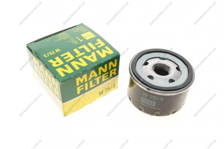 Фильтр масляний MANN W 75/3 (фото 1)