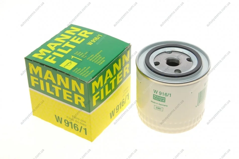 Фильтр масляний MANN W 916/1 (фото 1)