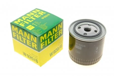 Фильтр масляний MANN W 920/6