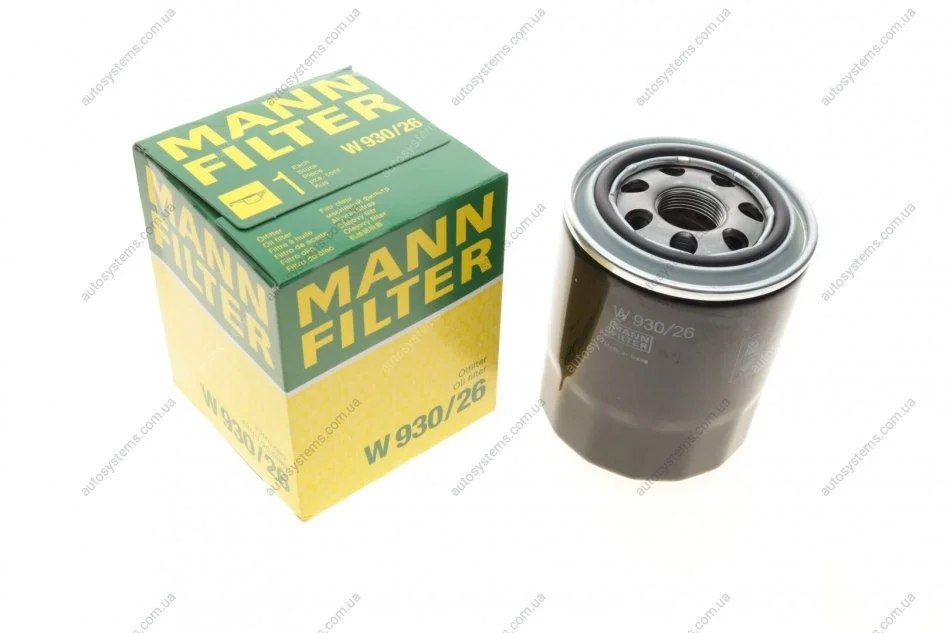 Фильтр масляний MANN W 930/26 (фото 1)
