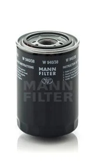 Фильтр гидравлический MANN W 940/38