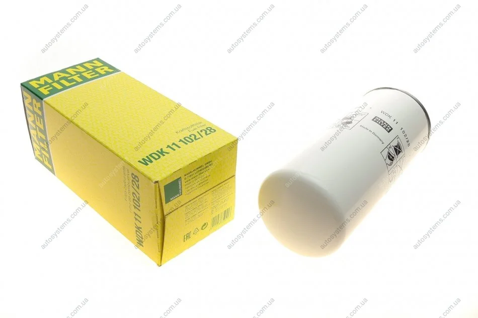 Фильтр топлива WDK11102/23 новый тип D12D MANN WDK 11 102/28 (фото 1)
