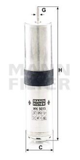 Топливный фильтр MANN WK 5015 Z