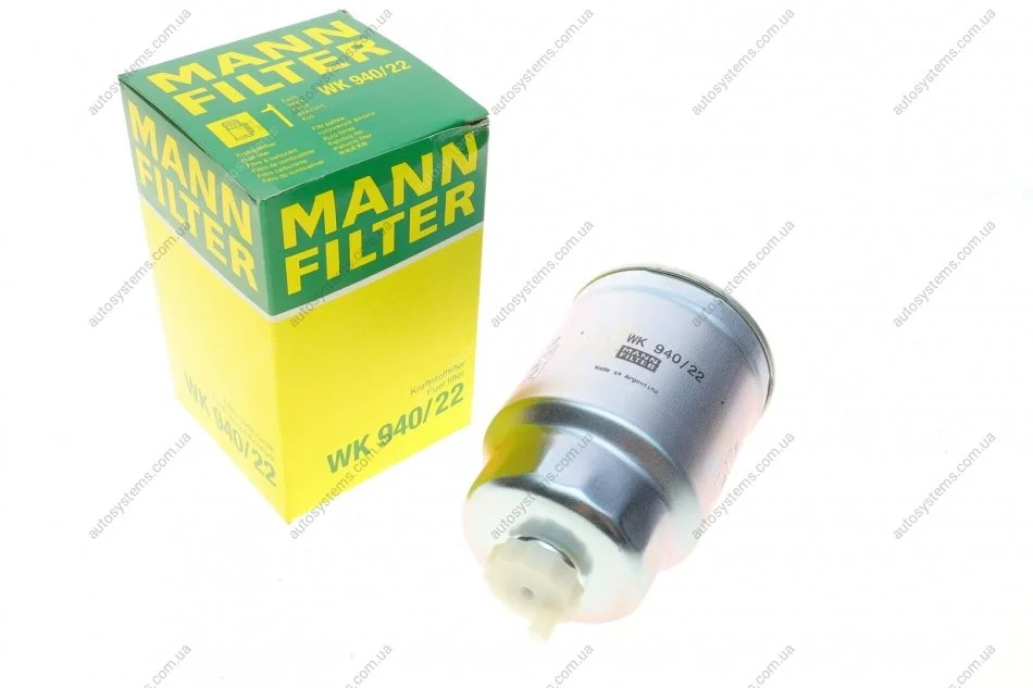 Фильтр топлива MANN WK 940/22 (фото 1)