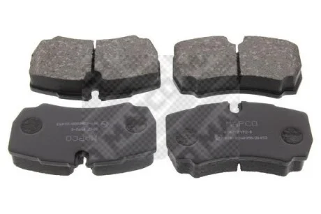 Тормозные колодки дисковые, комплект MAPCO 6867