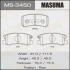 Колодки тормозные дисковые MASUMA MS3450 (фото 1)