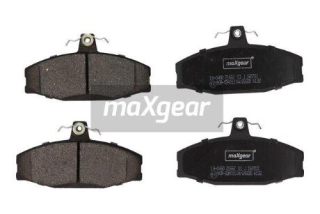 Тормозные колодки дисковые, комплект MAXGEAR 19-0490